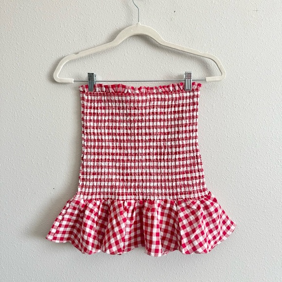 NWT Anthropologie Mable Gingham Smocked Set Size Medium - Picture 10 of 11